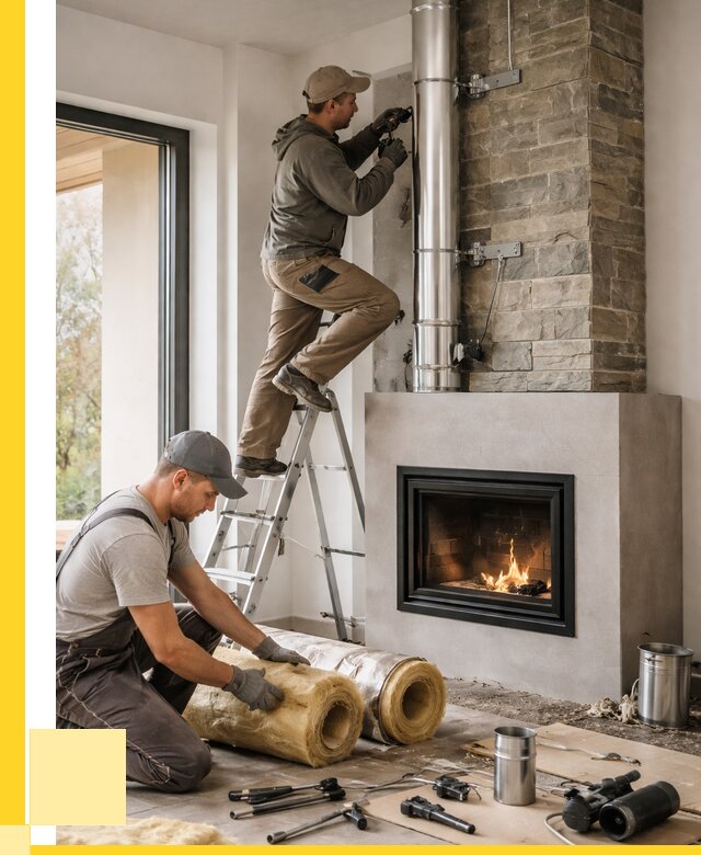 Монтаж дымоходов для каминов в Бугуруслане от 15285 р. ЭриданБгр