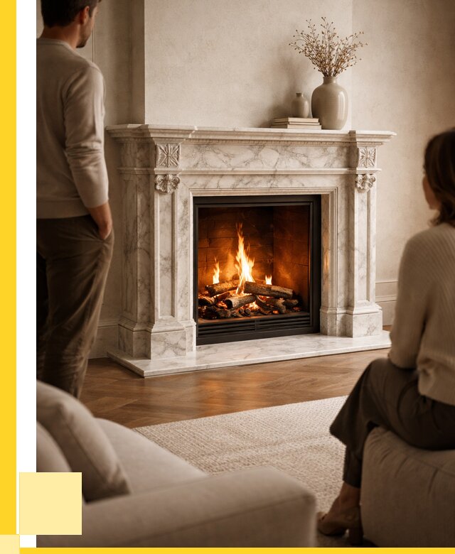 Мраморные камины под ключ в Бугуруслане от 254750 р. | ЭриданБгр