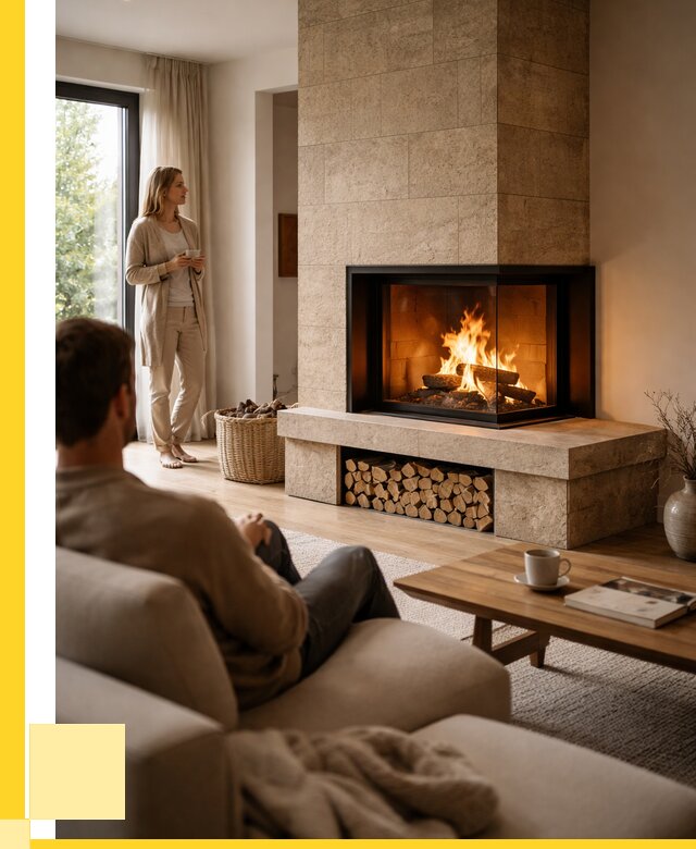 Угловые камины из кирпича установка в Бугуруслане от 152850 р. ЭриданБгр