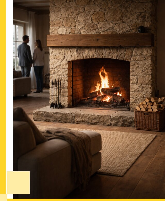 Открытые камины под ключ в Бугуруслане от 152850 р. ЭриданБгр