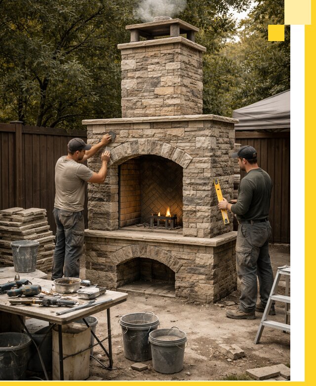 Проектирование и установка уличных каминов в Бугуруслане