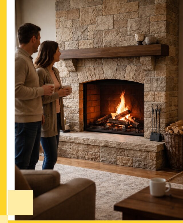 Каменные камины на заказ в Бугуруслане от 183420 р. | ЭриданБгр