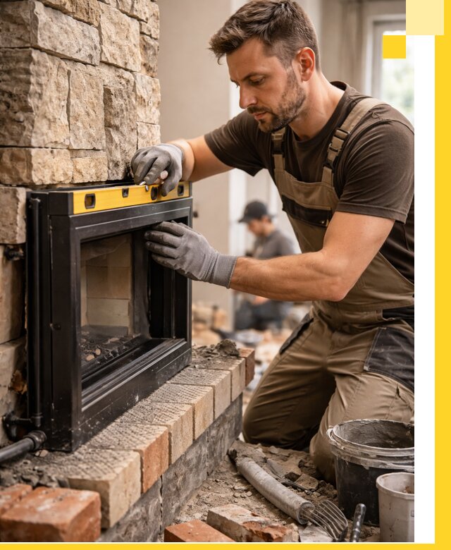 Дровяные камины под ключ в Бугуруслане: монтаж, обустройство