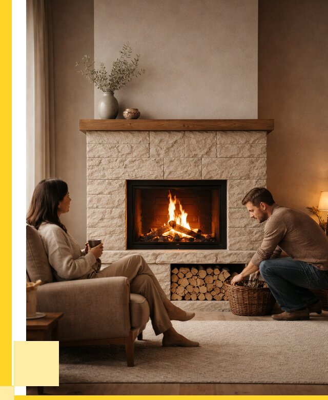 Камины для дома в Бугуруслане под ключ от 152850 р. | ЭриданБгр