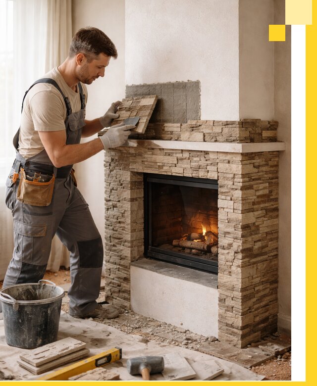 Изготовление и монтаж каминов для дома под ключ в Бугуруслане