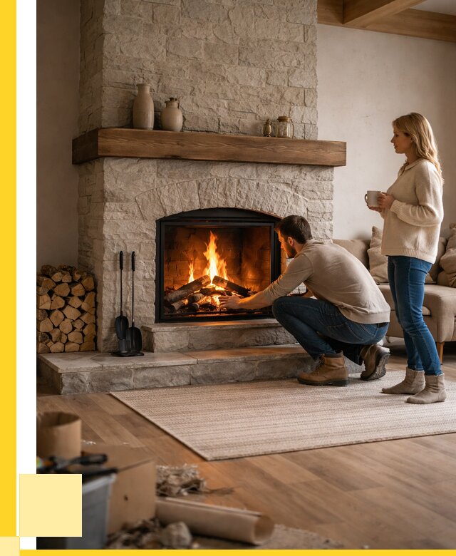 Камины для загородного дома в Бугуруслане от 356650 р., ЭриданБгр