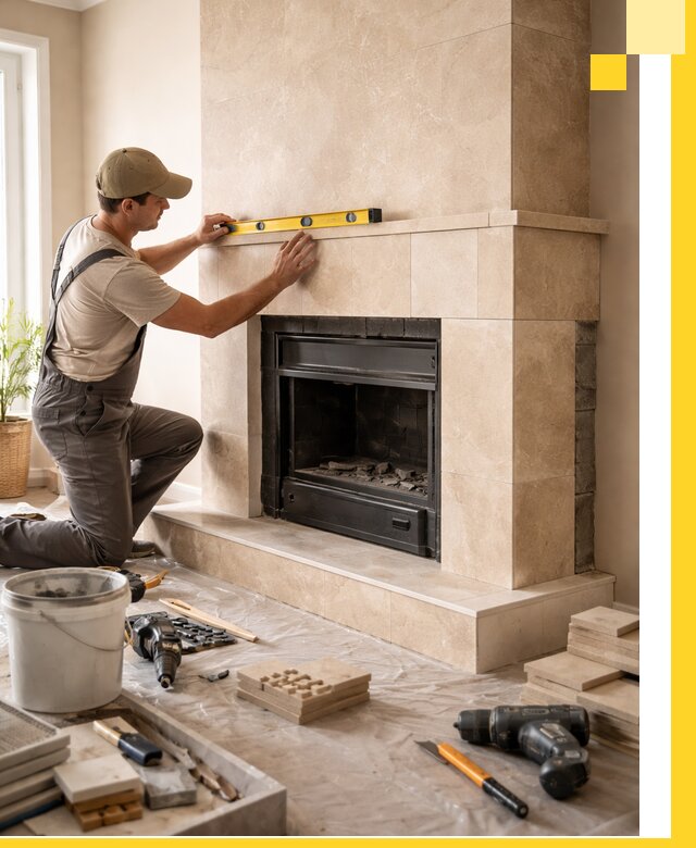 Установка и монтаж каминов в частном доме под ключ в Бугуруслане