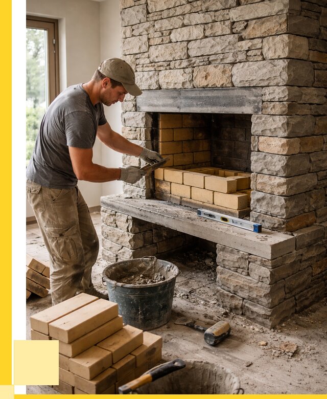 Кладка каминов и камина в Бугуруслане от 25475 р. ЭриданБгр