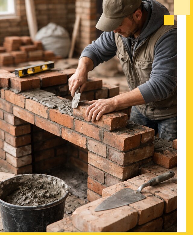 Кладка каминов под ключ в Бугуруслане профессиональная отделка и монтаж