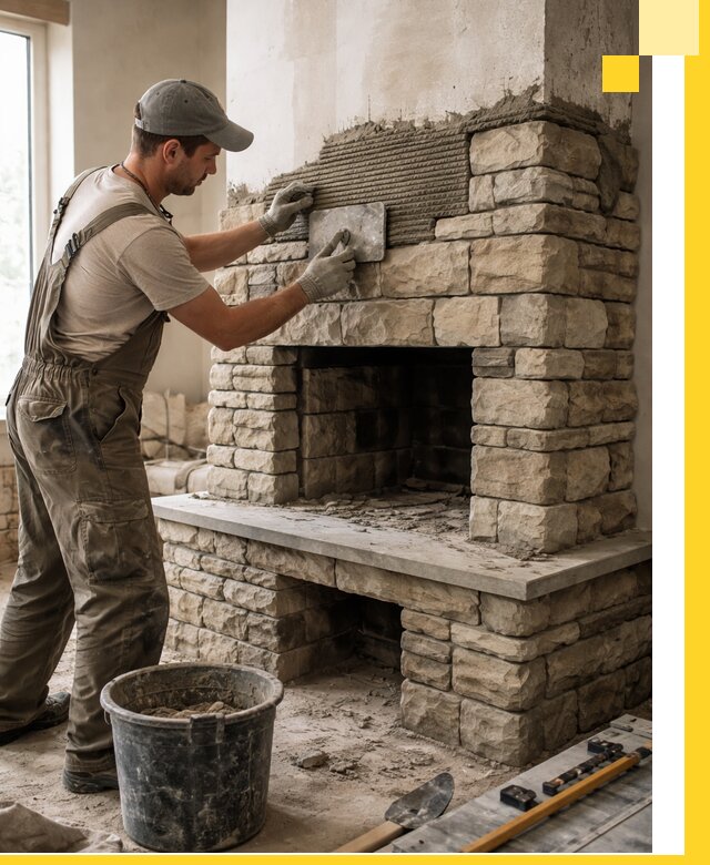 Строительство каминов под ключ в Бугуруслане от проектирования до монтажа