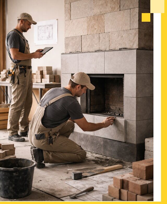 Индивидуальные проекты каминов и каминных систем в Бугуруслане