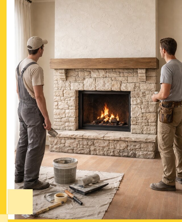 Отделка каминов в Бугуруслане от 6624 р. под ключ | ЭриданБгр