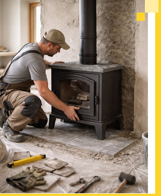 Профессиональный монтаж печей и каминов в Бугуруслане под ключ