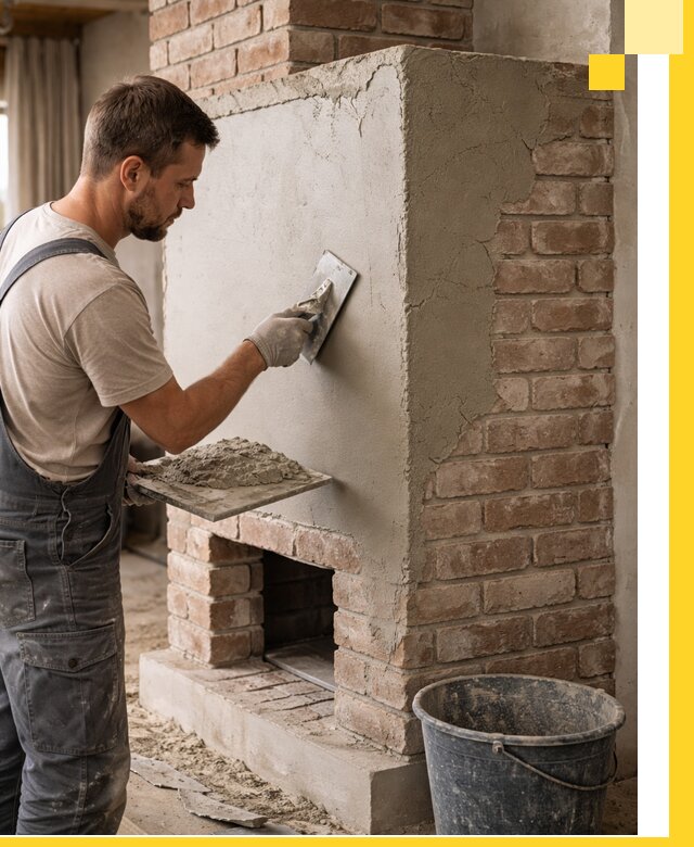 Отделка печей и облицовка каминов в Бугуруслане под ключ