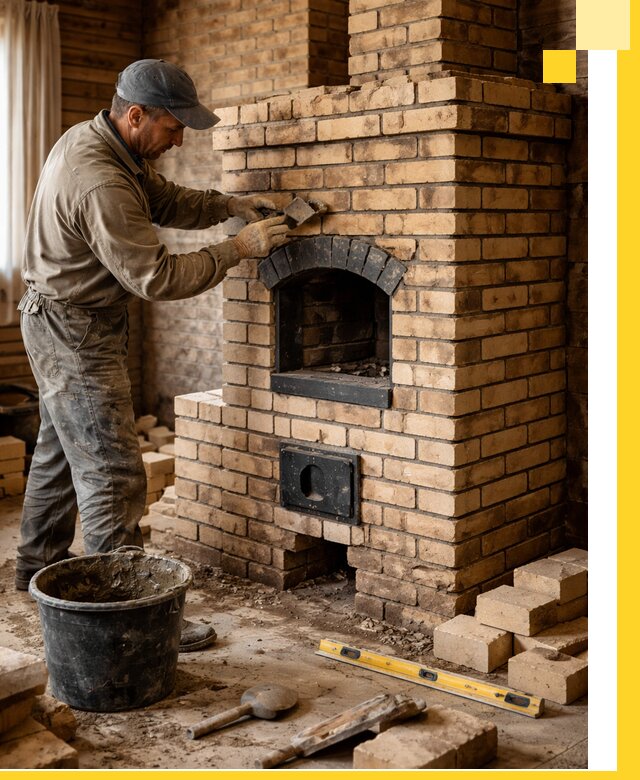 Кирпичные печи под ключ в Бугуруслане: проектирование и кладка