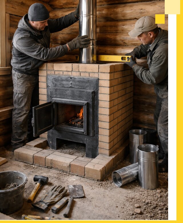 Проектирование, изготовление и установка банных печей в Бугуруслане