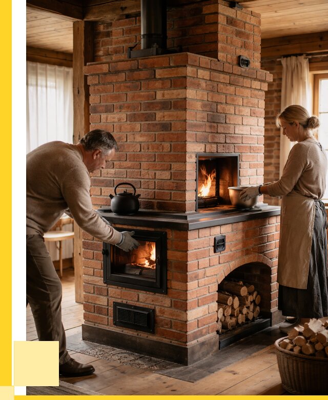 Печи для загородного дома под ключ в Бугуруслане от 81520 р. | ЭриданБгр