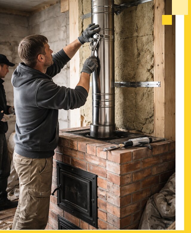 Изготовление и монтаж печей и дымоходов под ключ в Бугуруслане