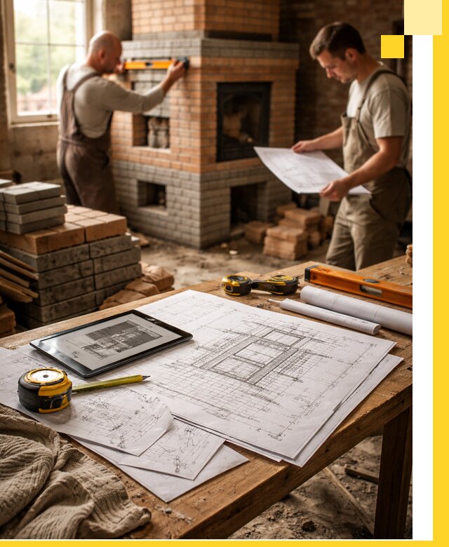 Проекты печей и каминов с индивидуальным дизайном в Бугуруслане