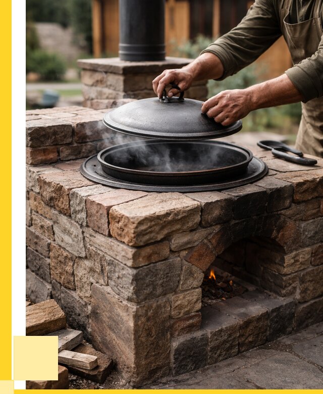 Печи для казана в Бугуруслане по цене от 18342 р. | ЭриданБгр