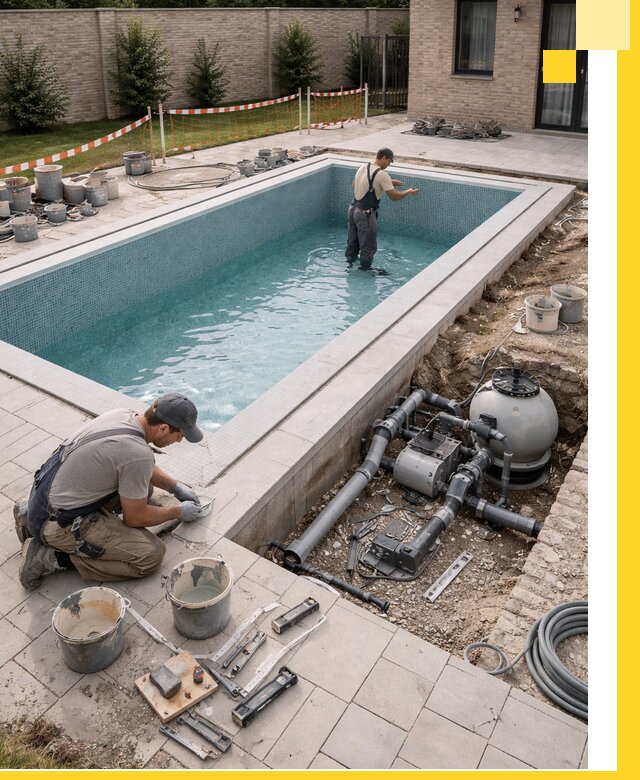 Строительство бассейнов под ключ в Бугуруслане: проекты и монтаж