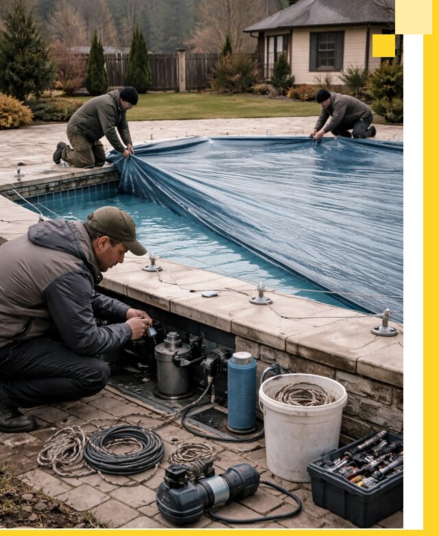 Консервация бассейнов в Бугуруслане: подготовка к длительному хранению