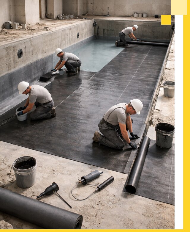 Профессиональная гидроизоляция бассейнов и чаш в Бугуруслане под ключ