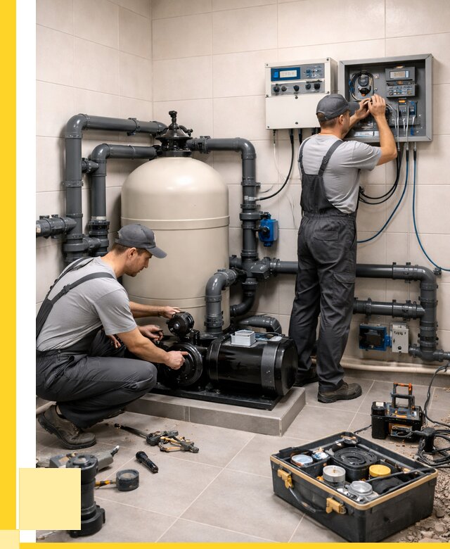 Монтаж оборудования для бассейнов в Бугуруслане от 40760 р. | ЭриданБгр