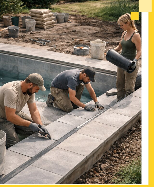 Строительство и монтаж уличных бассейнов под ключ в Бугуруслане