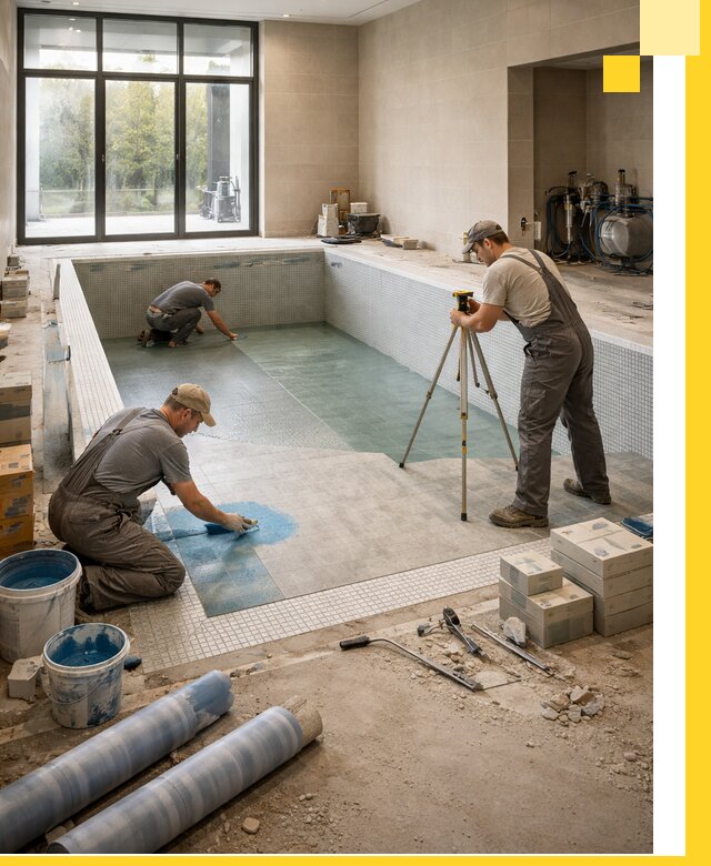 Проект и строительство закрытых бассейнов в Бугуруслане под ключ