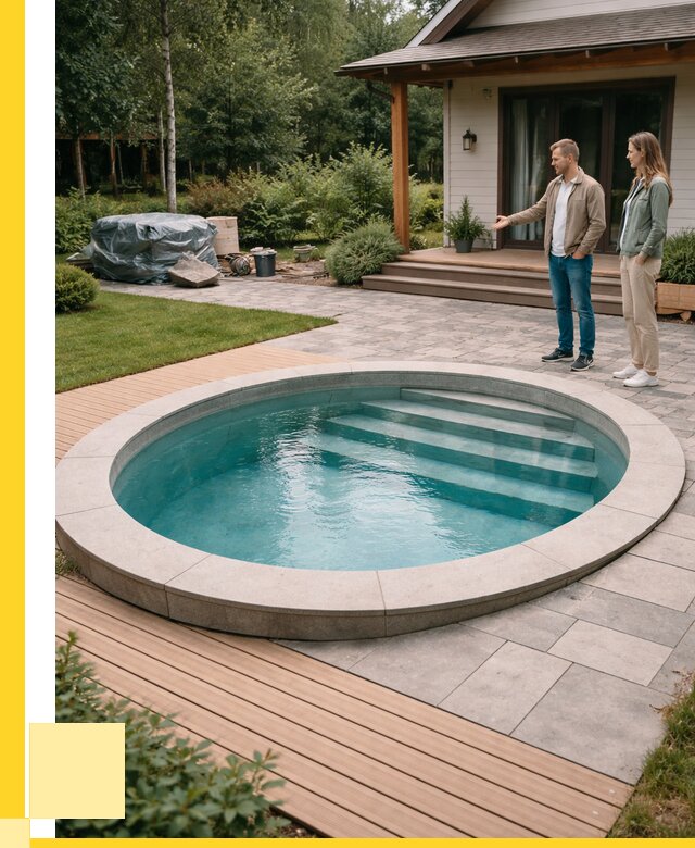 Бассейн на даче под ключ в Бугуруслане от 203800 р., ЭриданБгр