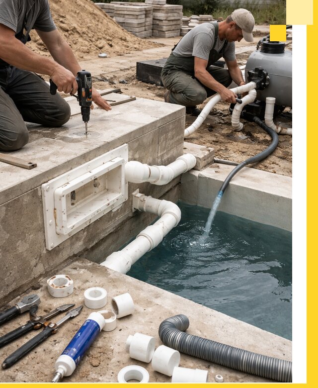 Строительство скиммерных бассейнов под ключ в Бугуруслане