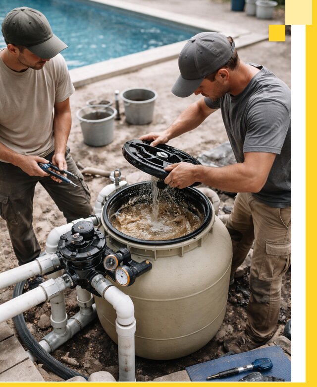 Установка и обслуживание песочных фильтров для бассейнов в Бугуруслане