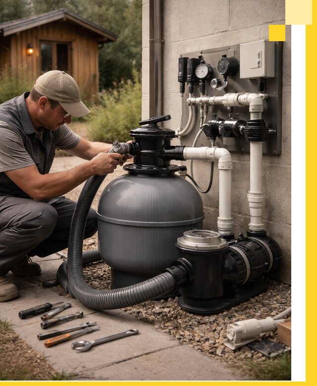 Продажа и монтаж фильтров и насосов для бассейнов в Бугуруслане