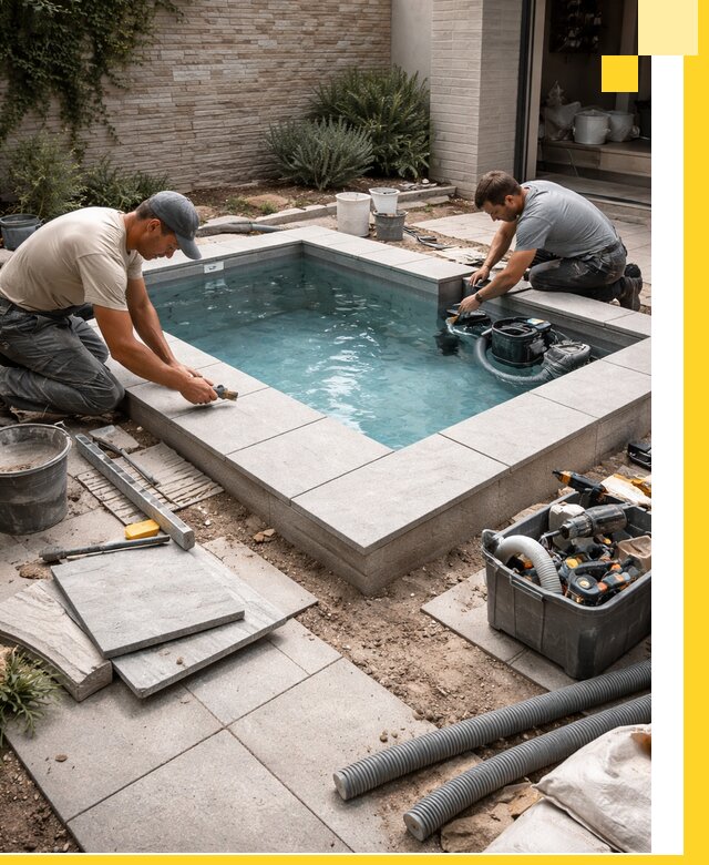 Мини бассейны под ключ в Бугуруслане, дизайн и установка