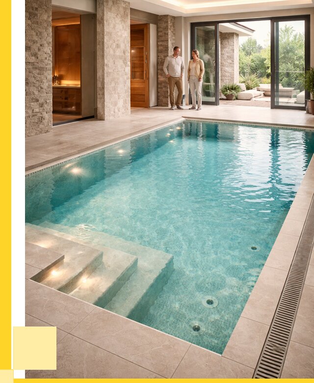 Бассейн во дворе в Бугуруслане: проект, отделка от 1222800 р. | ЭриданБгр