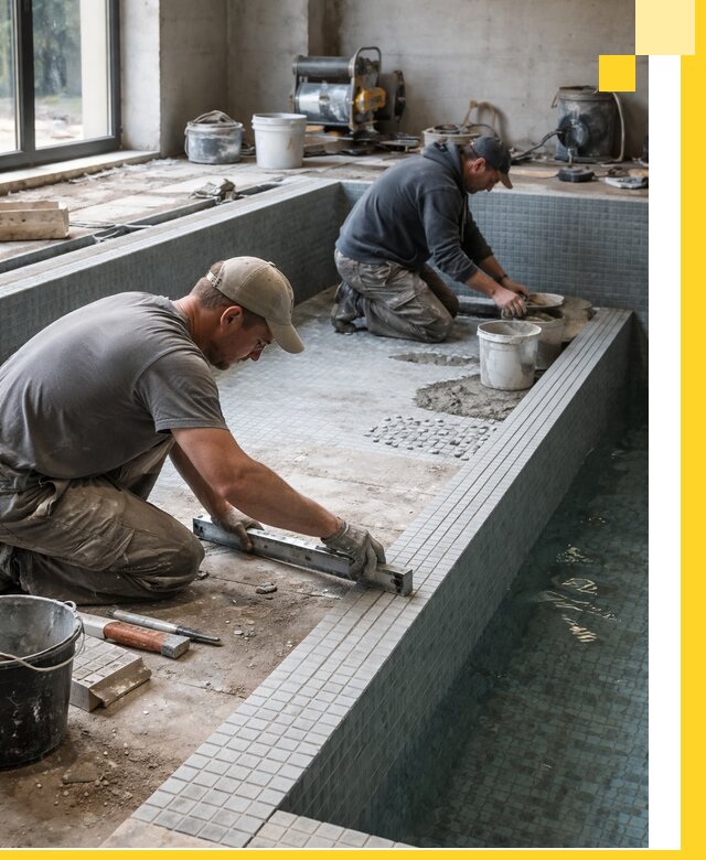 Строительство бассейна в частном доме в Бугуруслане под ключ