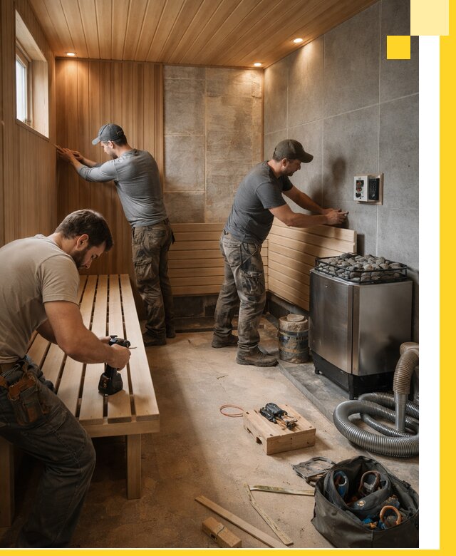 Сауны под ключ в Бугуруслане, проектирование, строительство, отделка