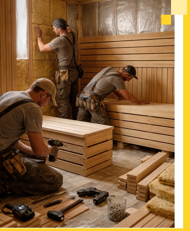 Профессиональное строительство саун под ключ в Бугуруслане