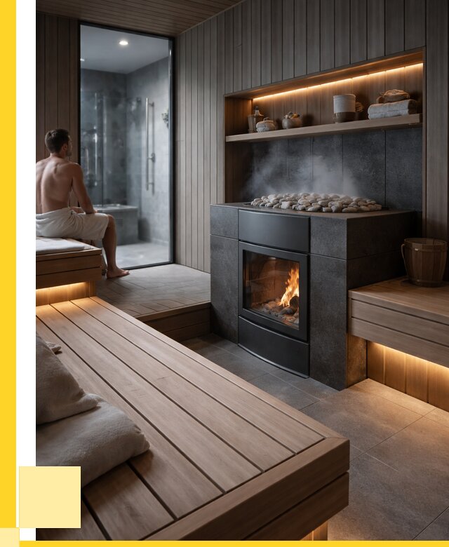 Проект сауны в частном доме в Бугуруслане от 35665 р. | ЭриданБгр