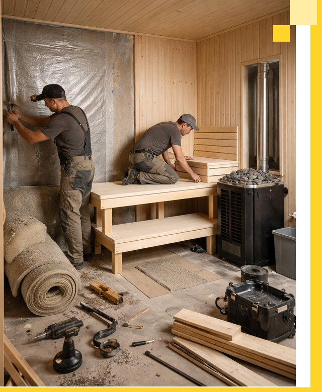 Проекты саун под ключ в Бугуруслане дизайн и строительство