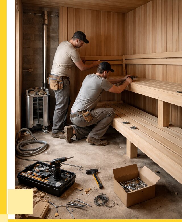 Монтаж саун под ключ в Бугуруслане от 122280 р. | ЭриданБгр