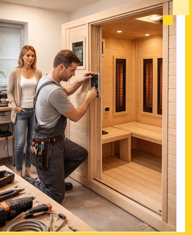 Инфракрасные сауны под ключ в Бугуруслане продажа и установка