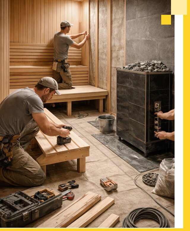 Дизайн и строительство интерьерных саун под ключ в Бугуруслане