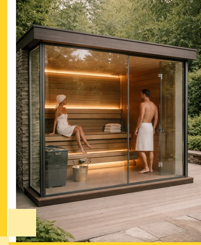 Сауна стеклянная и двери для сауны в Бугуруслане от 254750 р. | ЭриданБгр