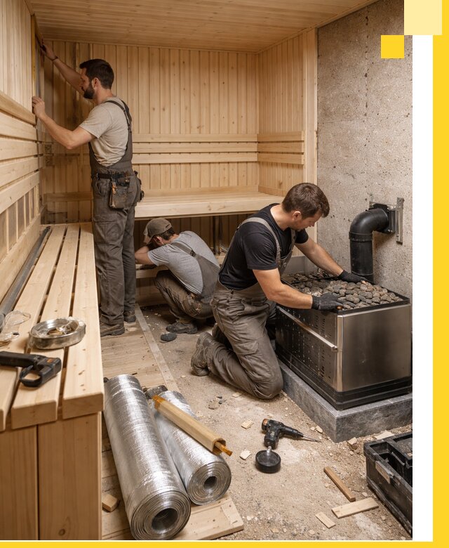 Индивидуальные сауны на заказ в Бугуруслане под ключ, проект и монтаж