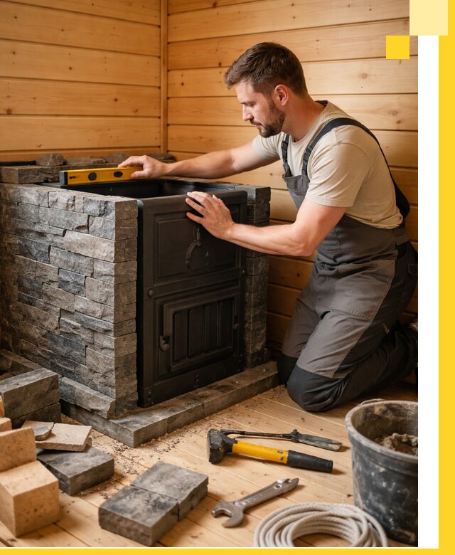 Производство и установка печей для саун под ключ в Бугуруслане