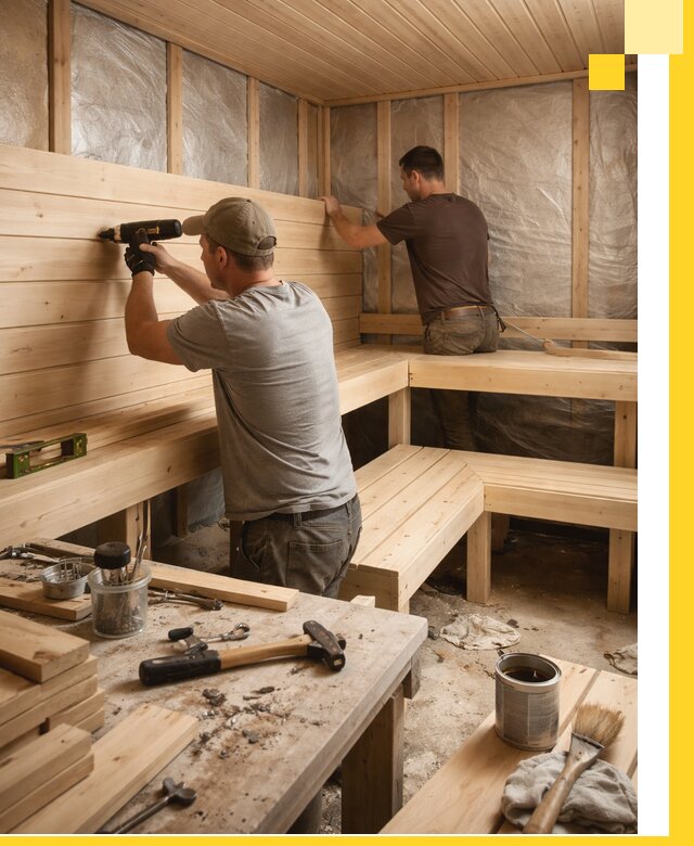 Профессиональная отделка бань и саун под ключ в Бугуруслане