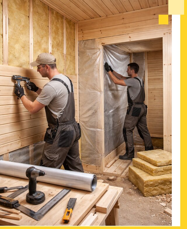 Бани под ключ в Бугуруслане с проектом и полным монтажом