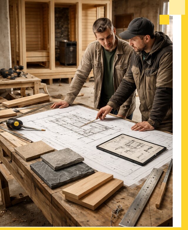 Проекты бань под ключ и планы строительства в Бугуруслане